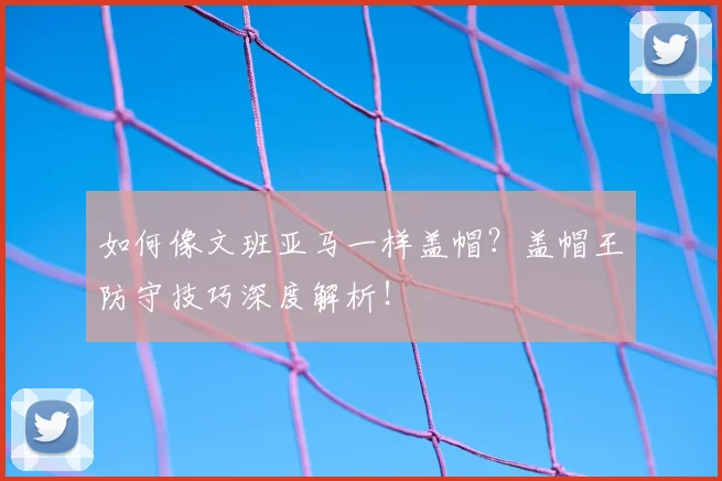 如何像文班亚马一样盖帽?盖帽王防守技巧深度解析!